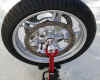 BMW R1150RS Motorcycle Wheel Balancer