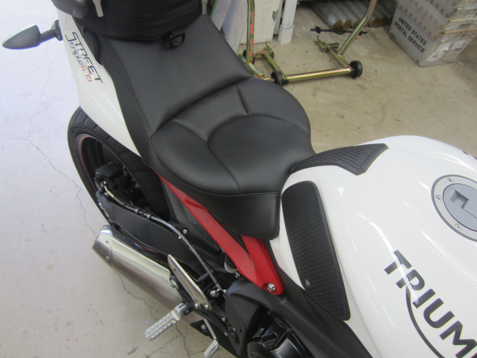 Finally a comfortable seat... ahhh... Triumph Rat Motorcycle Forums